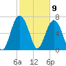 Whale Branch tide chart for Sunday, February 9, 2025