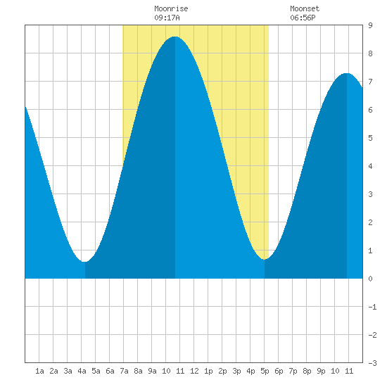 Whale Branch tide chart for Saturday, November 22, 2025