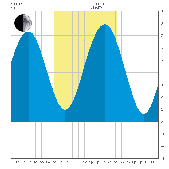 Whale Branch tide chart for Friday, November 28, 2025