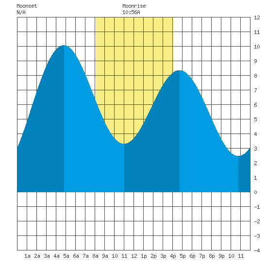 Coronation Island tide chart for Tuesday, January 19, 2021