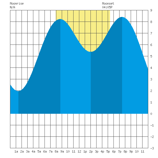 Coronation Island tide chart for Friday, October 29, 2021