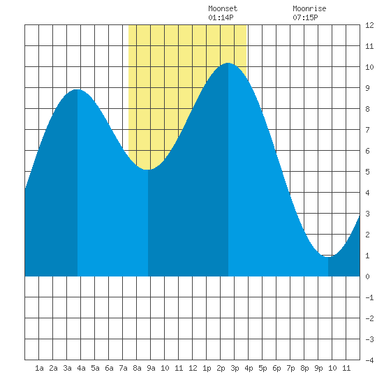 Coronation Island tide chart for Sunday, November 13, 2022