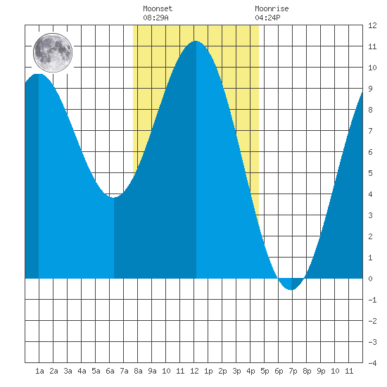 Coronation Island tide chart for Sunday, February 5, 2023