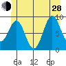 Coronation Island tide chart for Friday, June 28, 2024