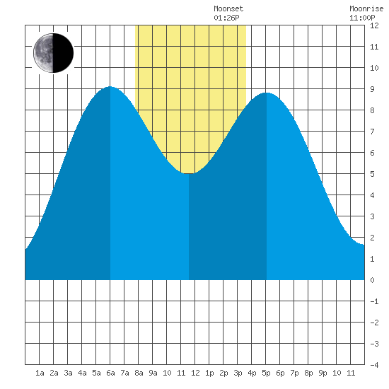 Coronation Island tide chart for Friday, November 22, 2024