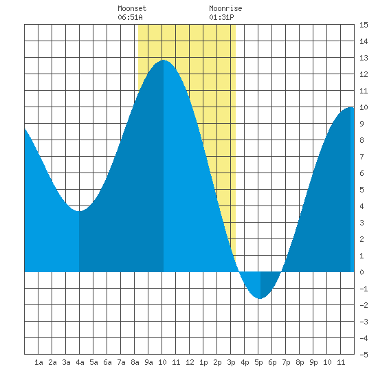 Coronation Island tide chart for Friday, December 13, 2024