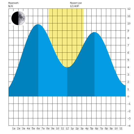 Coronation Island tide chart for Sunday, December 8, 2024