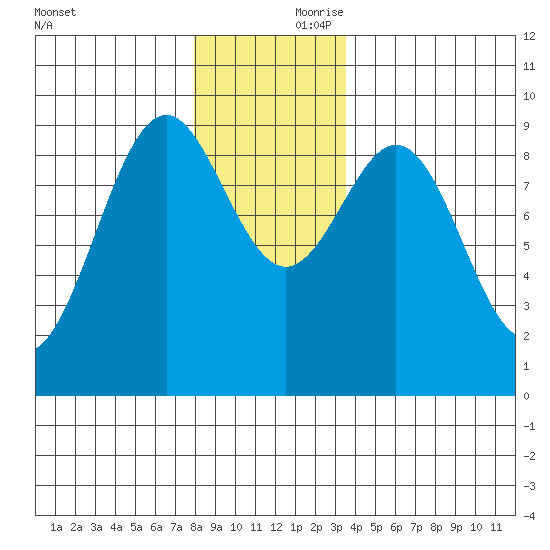 Coronation Island tide chart for Friday, November 28, 2025