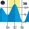 Cosmopolis tide chart for Saturday, November 30, 2024