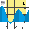 Cosmopolis tide chart for Sunday, May 31, 2026