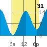 Cosmos Point tide chart for Saturday, August 31, 2024