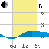 Cote Blanche Island tide chart for Thursday, March 6, 2025