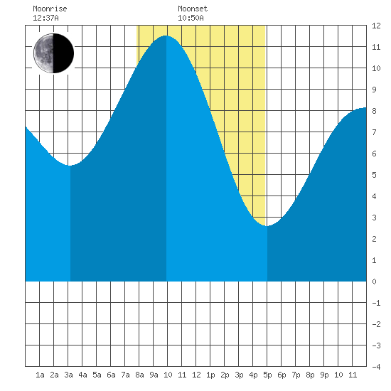 Coupeville tide chart for Tuesday, January 21, 2025