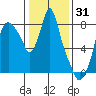 Coyote Creek tide chart for Tuesday, December 31, 2024