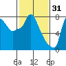 Coyote Creek tide chart for Saturday, January 31, 2026