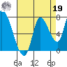 Coyote Creek, Tributary 1 tide chart for Monday, August 19, 2024