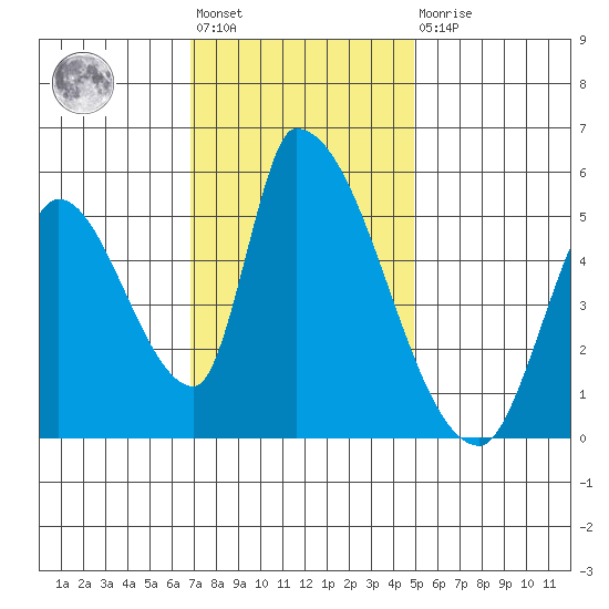 Coyote Hills Slough tide chart for Friday, November 19, 2021