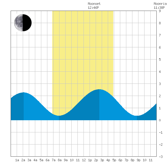 Craney Island tide chart for Friday, November 22, 2024
