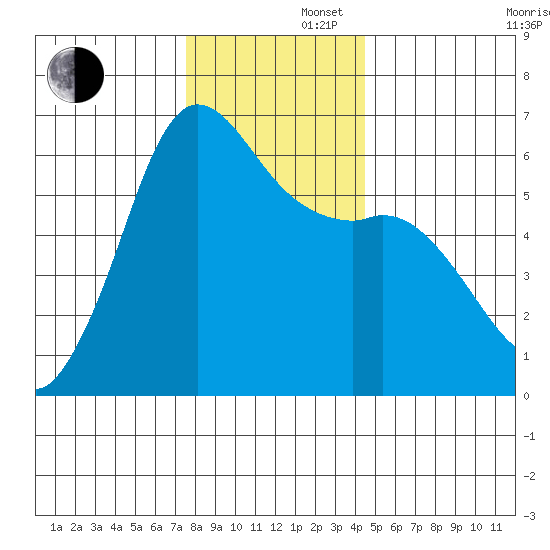 Salt Creek tide chart for Friday, November 22, 2024