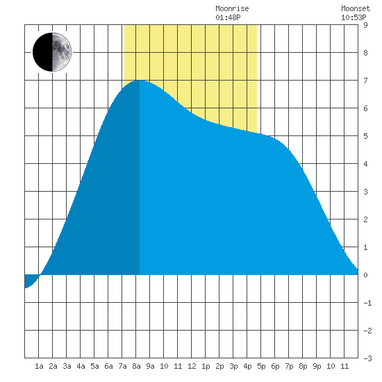 Salt Creek tide chart for Friday, November 8, 2024