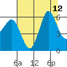 Salt Creek tide chart for Tuesday, August 12, 2025
