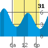 Salt Creek tide chart for Tuesday, March 31, 2026