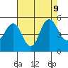 Crockett tide chart for Friday, August 9, 2024