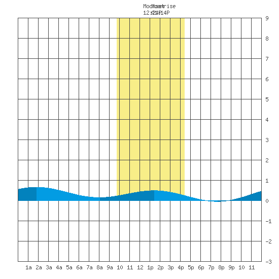 Cross Island tide chart for Tuesday, February 11, 2025