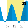 Cumberland Island Wharf tide chart for Friday, June 25, 2021