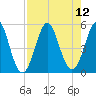 Cut 2N front range tide chart for Thursday, August 12, 2021