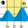 Cyrus Cove tide chart for Saturday, July 31, 2021