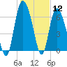 Dallas Bluff tide chart for Tuesday, January 12, 2021