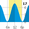 Dallas Bluff tide chart for Sunday, January 17, 2021