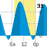Dallas Bluff tide chart for Friday, January 31, 2025