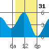 Angel Island tide chart for Thursday, October 31, 2024