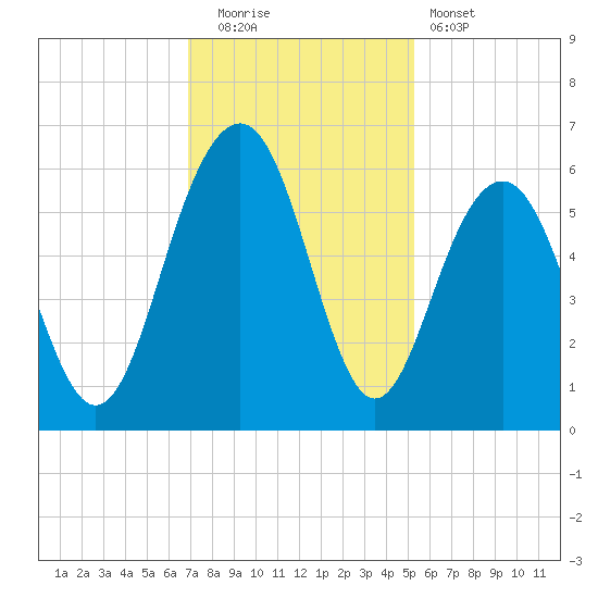 Dawho Bridge tide chart for Friday, November 21, 2025