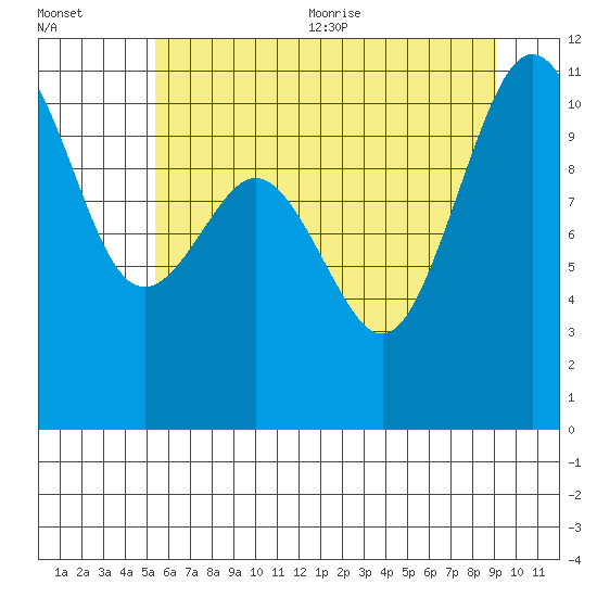 Des Moines tide chart for Friday, July 12, 2024