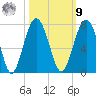 Distant Island tide chart for Sunday, October 9, 2022