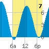 Distant Island tide chart for Friday, July 7, 2023