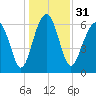 Distant Island tide chart for Sunday, December 31, 2023