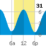 Distant Island tide chart for Wednesday, January 31, 2024