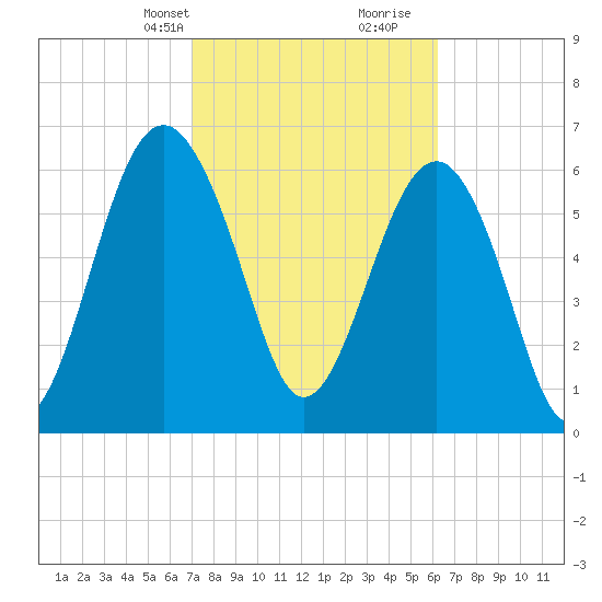 Distant Island tide chart for Tuesday, February 20, 2024