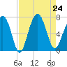 Distant Island tide chart for Saturday, August 24, 2024