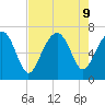 Distant Island tide chart for Friday, August 9, 2024