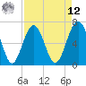 Distant Island tide chart for Saturday, April 12, 2025