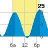 Distant Island tide chart for Friday, April 25, 2025