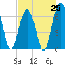 Distant Island tide chart for Friday, July 25, 2025