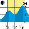 Palma Bay tide chart for Thursday, August 24, 2023