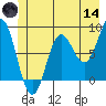 Palma Bay tide chart for Sunday, June 14, 2026