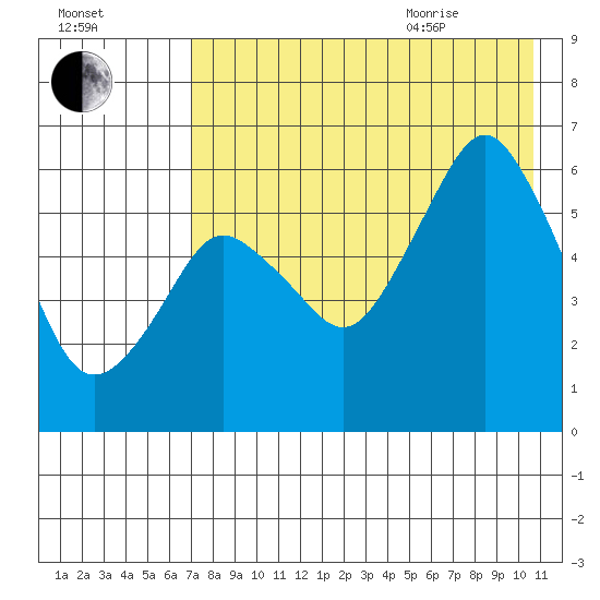 Dolgoi Island tide chart for Friday, August 5, 2022